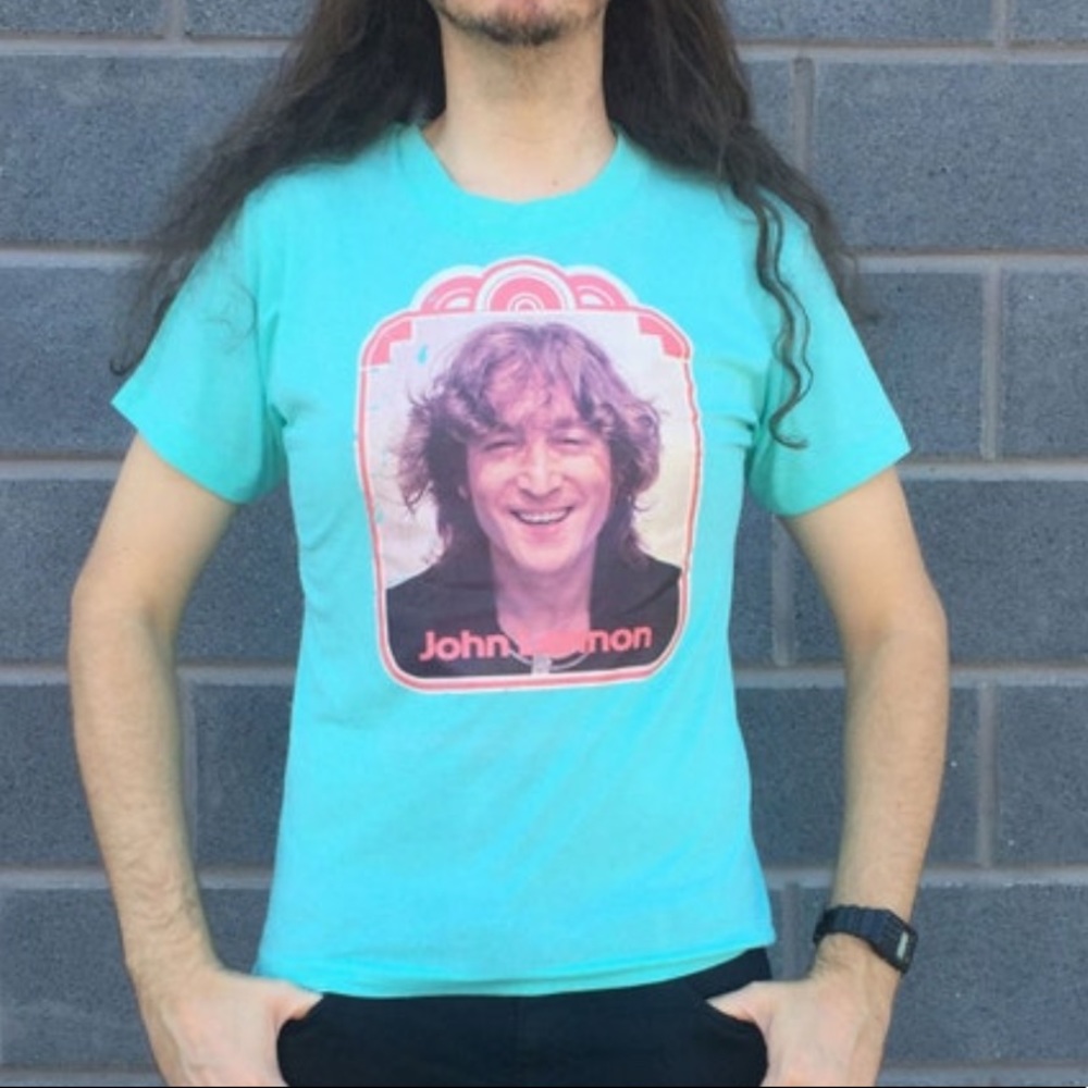 Vintage John Lennon The Beatles Tee 1970s